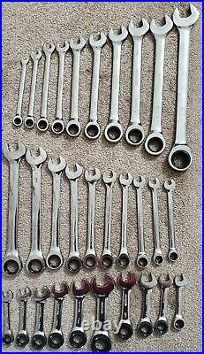 Husky H30PCRWPOUCH SAE/MM Ratcheting Wrench Set with Stubby (30-Piece) New