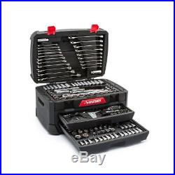 Husky Mechanics 268-Piece Tool Set w Case SAE Metric Sockets Wrenches Repair Kit