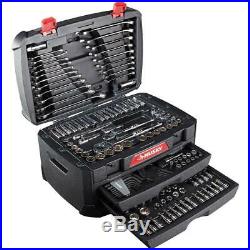 Husky Mechanics Tool Set with Case Metric Sockets Wrenches Repair Kit(268-Piece)