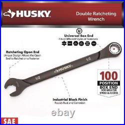 Husky Professional Industrial Tool Set Master Wrench SAE/MM+ (32-Pc)