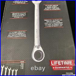 Icon Professional Large Reversible Ratcheting Wrench 6 Piece Set Metric WRRM-6