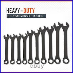 Ironton Jumbo Combination Wrench Set, 10 Pcs, SAE