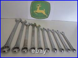 John Deere Metric Combination Wrench Set 10 Piece 16mm-32mm