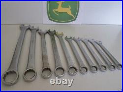 John Deere Metric Combination Wrench Set 10 Piece 16mm-32mm