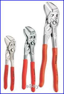 KNIPEX 9K 00 80 45 US Plier Wrench Set, Ergonomic, 3 Pcs