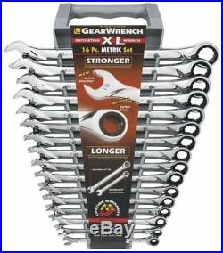 Kd Tools EHT85099 16 Piece Metric Xl Combination Ratcheting Gearwrench Set