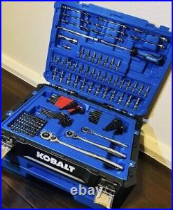 Kobalt 277-Piece Standard (SAE) and Metric Polished Chrome wrench set piece sae