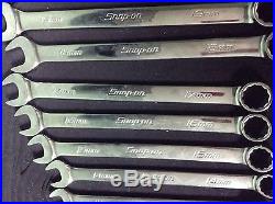 Large Snap On Metric Combination Wrench Set 23 Pieces 8mm 32mm