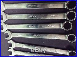 Large Snap On Metric Combination Wrench Set 23 Pieces 8mm 32mm