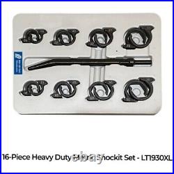 LTI by Milton@16 Piece Metric Shockit Line Wrench Set Heavy Duty Automotive