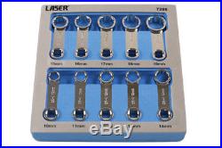 Laser Tools 7286 Torque Adaptor Set 3/8D 10pc