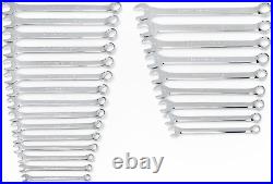 Long Pattern Combination Sae/Metric Wrench Set 24 Pc, 12 Point 81900