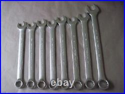 Lot of 8 Proto Metric Combination Wrenches 25, 26, 27, 28, 29, 30, 32, 36 mm