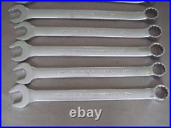 Lot of 8 Proto Metric Combination Wrenches 25, 26, 27, 28, 29, 30, 32, 36 mm