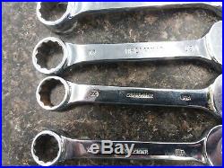 MAC 10 Piece Metric Short Combination Wrench Set 10-19mm, 12 Point, Stubby