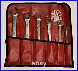 MAC SOHBM6K Metric Flare Nut Tubing Wrench Set 6 Pc Set 9mm 21mm in Pouch USA