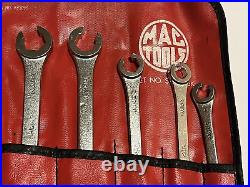 MAC SOHBM6K Metric Flare Nut Tubing Wrench Set 6 Pc Set 9mm 21mm in Pouch USA