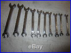 Mac Tools 10 Pc Flare Nut Ratcheting Speed Wrench Metric 8mm -18mm USA Tool Set
