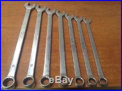 MAC TOOLS 7 pc Metric Combination Wrench set Made in USA T4