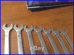 MAC TOOLS 7 pc Metric Combination Wrench set Made in USA T4
