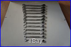 MAC Tools 12pc Metric Ratcheting Combination Wrench Set, 8mm to 19mm