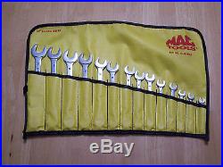 MAC Tools 14 Piece Metric Short 12 Point Combination Wrench Set 6mm-19mm USA