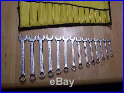 MAC Tools 14 Piece Metric Short 12 Point Combination Wrench Set 6mm-19mm USA