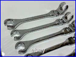 MAC Tools RARE 7pc Metric Double FLEX HEAD Flare Nut Line Wrench Set 6 Point