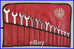 MAC Tools Vintage 14-Piece Metric Combination Wrench Set, SCM14K, 6 19 mm, USA