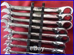 MATCO 12pc RATCHETING WRENCH SET 72 tooth METRIC Reversible Combination 8-19mm