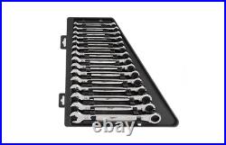 MILWAUKEE 48-22-9516 Metric 15pc Ratcheting Combination Wrench Set