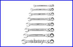 MILWAUKEE 48-22-9529 7pc Metric Flex Head Ratcheting Combination Wrench