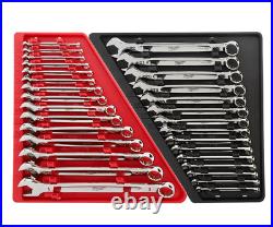 MILWAUKEE Mechanics Tool Set Combination SAE Metric Wrench Automotive 30 Piece