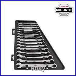MLW48-22-9516 Ratcheting Combination Wrench Set Metric