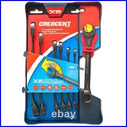 MM Ratcheting Open-End and Static Box-End Combination Wrench 7-Piece Tool Set