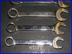 Mac 10pc Metric Stubby/Midget Combination Wrench Set 10-19mm