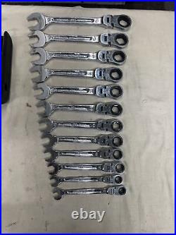 Mac Tools 12pc Flexible-Head Ratcheting Spanner Wrench Set 7-19mm