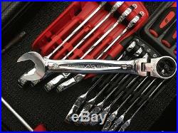 Mac Tools 12pc Metric Flex Head Ratcheting Wrench Set NEW Precision Torque