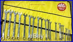 Mac Tools SML19K Metric MM 19Pc. Combination Wrench Set 6mm-24mm 6pt. 12pt