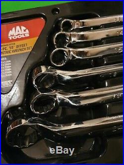 Mac Tools USA 6pc 10° offset Metric wrench Set SBOM62PTR
