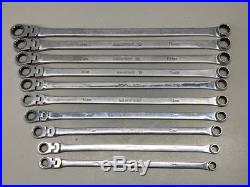 Matco 10 Piece 0° Flex Ratcheting Extra Long Wrench Set 10-19mm (gce035297)