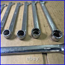 Matco 11pc 12-Point Spline Offset Metric Combination Wrench Set 9-19mm SMOL122