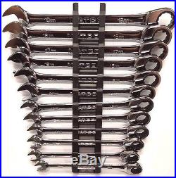 Matco 12PC 7GRC19M2 Metric 72 Tooth Ratcheting Wrench Set 8-19mm NEAR MINT