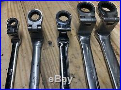 Matco Extra Long Double Joint Flex Metric Ratcheting Wrench Set