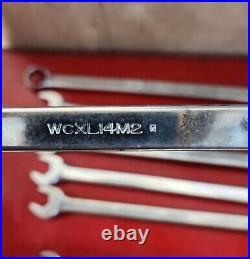 Matco Metric XL Combination Wrench Set 13mm-19mm 12pt 7 Piece WCXLxxM2 Series