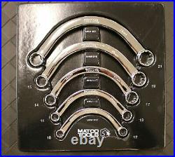 Matco SMHM5T Metric Half Moon 5 Piece 12 Point Double End Wrench Set 10mm-21mm