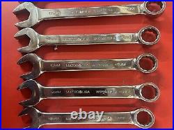Matco Tools 11 pc Metric SHORT combination wrench set 18mm-8mm USA MADE! WC