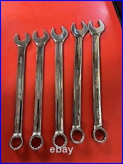 Matco Tools 5 Pc Metric Long Handle Combination Wrench Set SMCLM52T