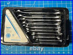 Matco Tools 9pc 6-Point Metric Chrome Combination Wrench Set SRCM92T in Tray