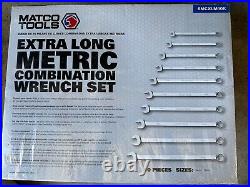 Matco Tools EXTRA LONG METRIC COMBINATION WRENCH SET OF 10